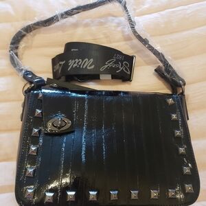 Black Studded Women's Bag